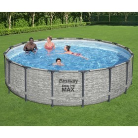 Bestway Piscina Rotonda Power Steel 488x122 cm