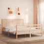 Giroletto con Testiera 160x200 cm in Legno Massello