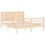 Giroletto con Testiera 160x200 cm in Legno Massello