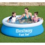 Bestway Piscina Rotonda Fast Set 183x51 cm Blu