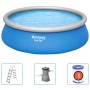 Bestway Set Piscina Gonfiabile Rotonda Fast Set 457x122 cm