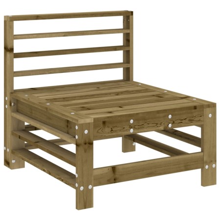 Set Salotto da Giardino 4 pz in Legno Impregnato di Pino