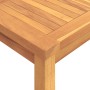 Set da Pranzo per Giardino 5 pz in Legno Massello di Teak