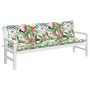 Cuscini Panca da Giardino 2pz Multicolore 200x50x7cm in Tessuto