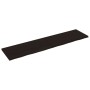 Ripiano Marrone Scuro 200x50x(2-4) cm Massello Rovere Trattato