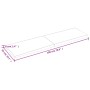 Ripiano Marrone Scuro 180x50x(2-6) cm Massello Rovere Trattato