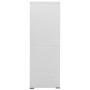 Armadio Classificatore Grigio Chiaro 90x46x134 cm in Acciaio