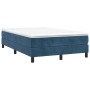 Giroletto a Molle Blu Scuro 120x200 cm in Velluto