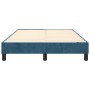 Giroletto a Molle Blu Scuro 120x200 cm in Velluto
