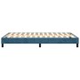 Giroletto a Molle Blu Scuro 120x200 cm in Velluto