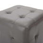 Comodini 2 pz Grigio 30x30x30 cm in Similpelle