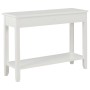 Tavolo Consolle Bianco 110x35x80 cm in Legno