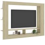 Mobile Porta TV Rovere Sonoma 152x22x113cm in Legno Multistrato