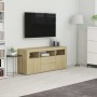 Mobile Porta TV Rovere Sonoma 120x30x50 cm in Legno Multistrato