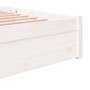 Giroletto Bianco in Legno Massello 120x200 cm