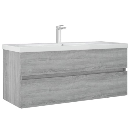 Mobile Lavabo Grigio Sonoma 100x38,5x45 cm in Legno Multistrato