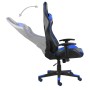 Sedia da Gaming Girevole Blu in PVC