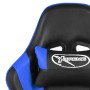 Sedia da Gaming Girevole Blu in PVC