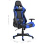 Sedia da Gaming Girevole Blu in PVC