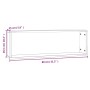 Mensole Muro Cubo 4 Rovere Marrone 80x15x26,5 Legno Multistrato