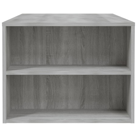 Tavolino da Salotto Grigio Sonoma 102x55x42cm Legno Multistrato