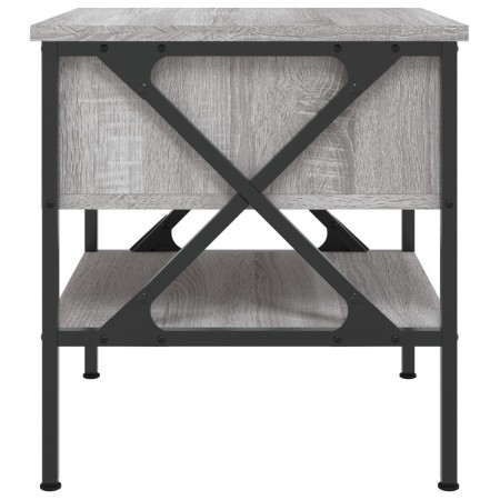 Comodini 2 pz Grigio Sonoma 40x42x45 cm in Legno Multistrato