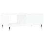 Tavolino da Salotto Bianco 90x50x36,5 cm in Legno Multistrato
