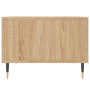 Tavolino Salotto Rovere Sonoma 60x50x36,5 cm Legno Multistrato