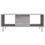 Tavolino Salotto Grigio Sonoma 90x50x36,5 cm Legno Multistrato