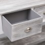 Credenza Stile Antico Grigia 115x30x76 cm in Legno