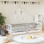 Giroletto Bambini con Cassetti Bianco 90x200cm Massello di Pino