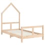 Giroletto per Bambini 80x160 cm in Legno Massello di Pino
