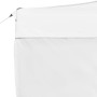 Gazebo Professionale Pieghevole in Alluminio Pareti 4,5x3m Bianco
