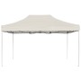 Gazebo Professionale Pieghevole in Alluminio 4,5x3 m Crema