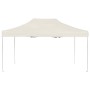 Gazebo Professionale Pieghevole in Alluminio 4,5x3 m Crema