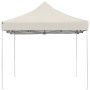 Gazebo Professionale Pieghevole in Alluminio 4,5x3 m Crema