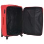 Set di Valigie Trolley 3 pz Morbide Rosse