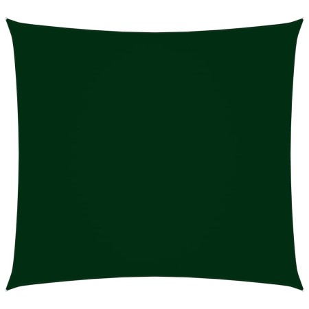 Vela Parasole in Tela Oxford Quadrata 2x2 m Verde Scuro