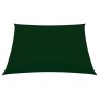 Vela Parasole in Tela Oxford Quadrata 2x2 m Verde Scuro