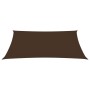 Parasole a Vela Oxford Rettangolare 2,5x4 m Marrone