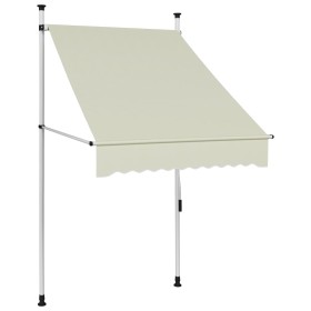 Tenda da Sole Retrattile Manuale 100 cm Crema