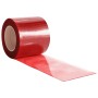 Tenda per Porte Rossa 200 mm x 1,6 mm 50 m in PVC