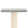 Albero per Gatti con Tiragraffi in Sisal Grigio Chiaro 73 cm