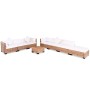 Set Divano 27 pz in Rattan Naturale