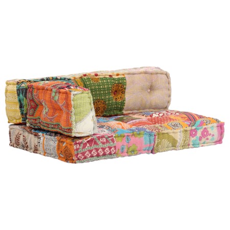 Pouf in Tessuto Patchwork