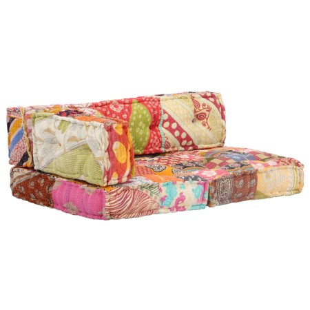 Pouf in Tessuto Patchwork