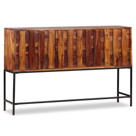 Credenza in Legno Massello di Sheesham 120x30x80 cm