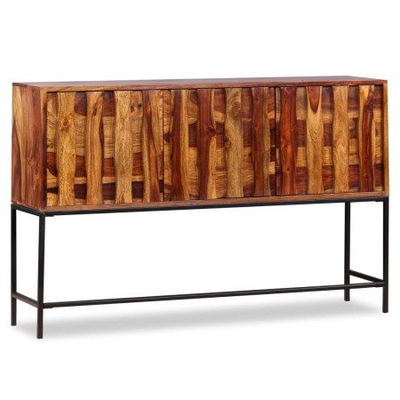 Credenza in Legno Massello di Sheesham 120x30x80 cm