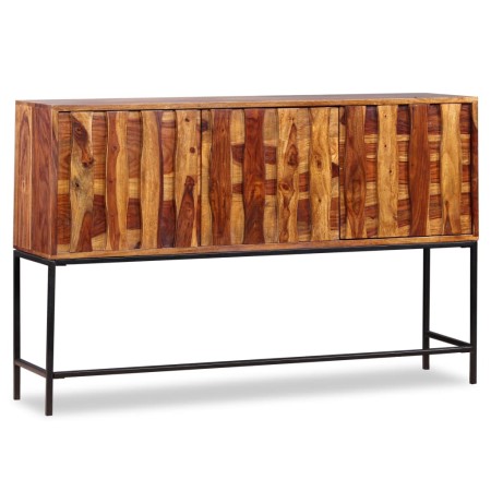 Credenza in Legno Massello di Sheesham 120x30x80 cm