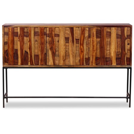 Credenza in Legno Massello di Sheesham 120x30x80 cm